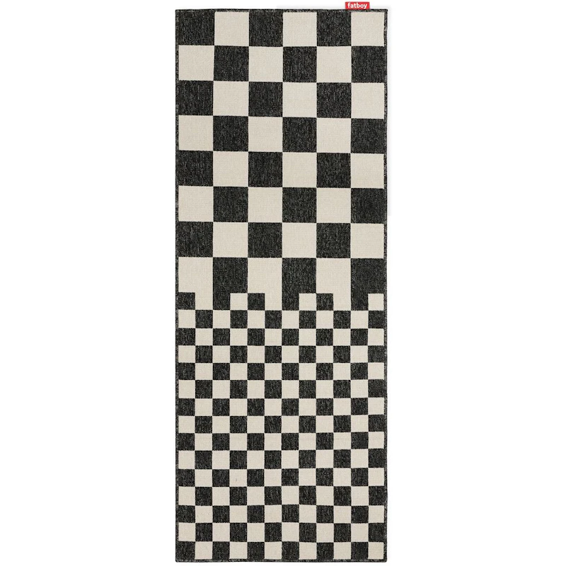 Carpretty Catwalk Square Affair Vloerkleed, Creme / Antraciet