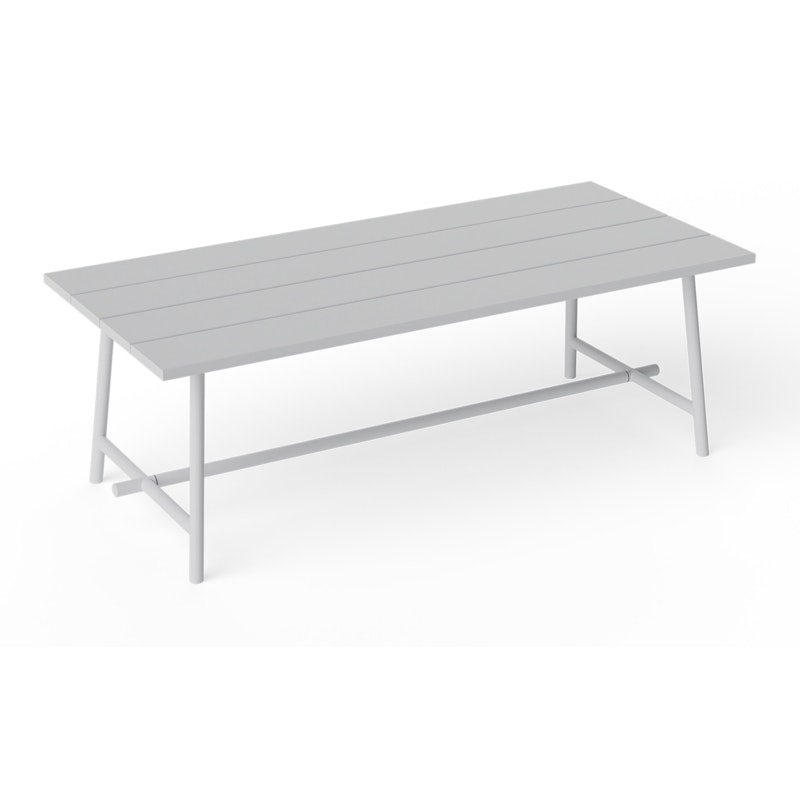 Fred's Tafel 100x220 cm, Lichtgrijs