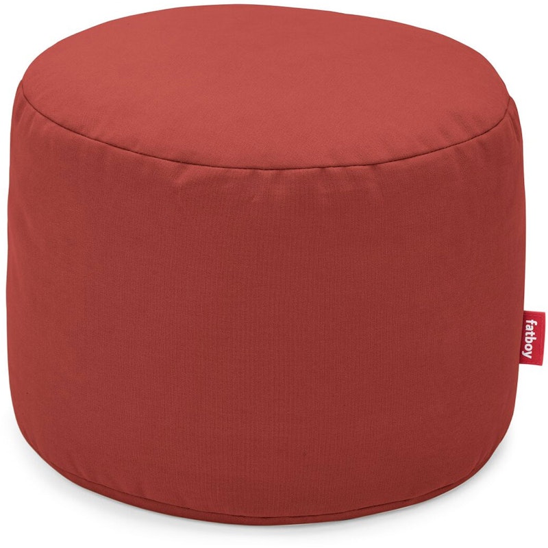 Point Canvas Recycled Poef, Merlot Red