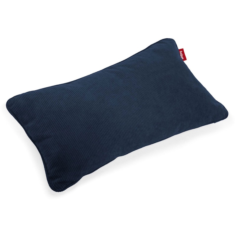 Recycled King Cord Kussen, Deep Blue
