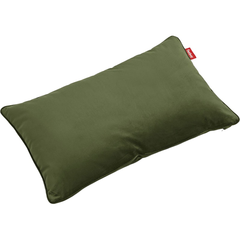 King Velvet Recycled Kussen, Deep Green