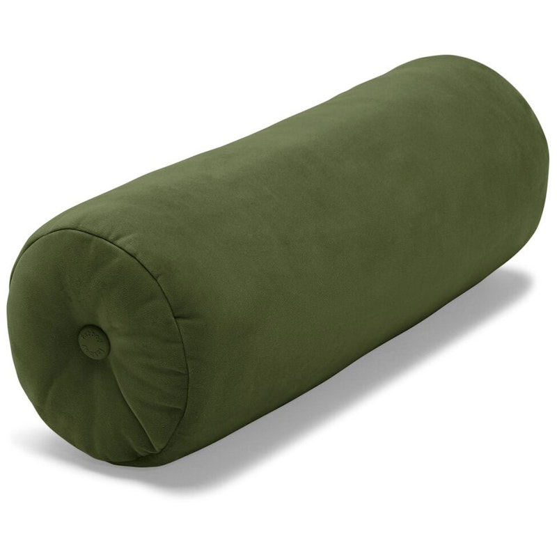 Puff Rolster Recycled Velvet Kussen 24x65 cm, Deep Green