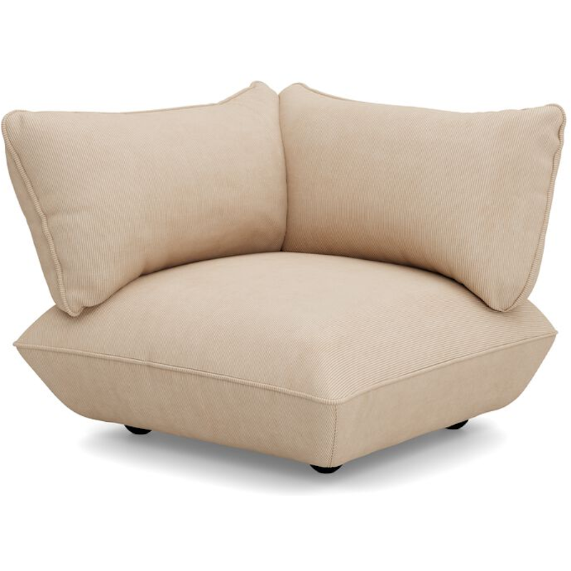 Sumo Left Cord Recycled Hoekstuk, Beige