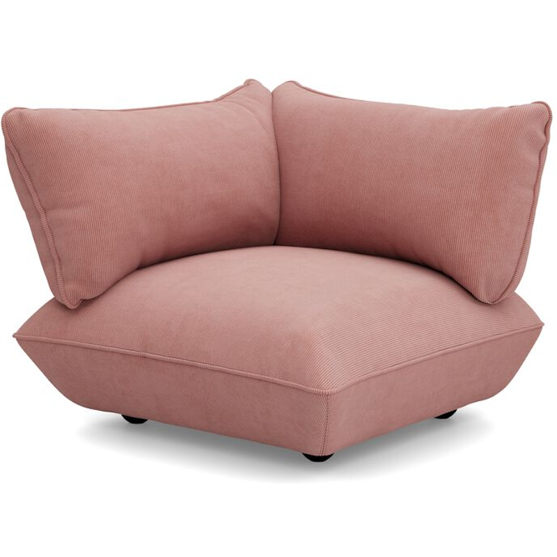 Sumo Left Cord Recycled Hoekstuk, Soft Pink