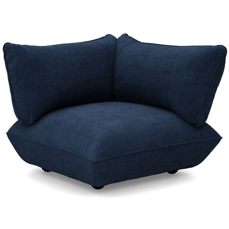 Sumo Right Cord Recycled Hoekstuk, Deep Blue