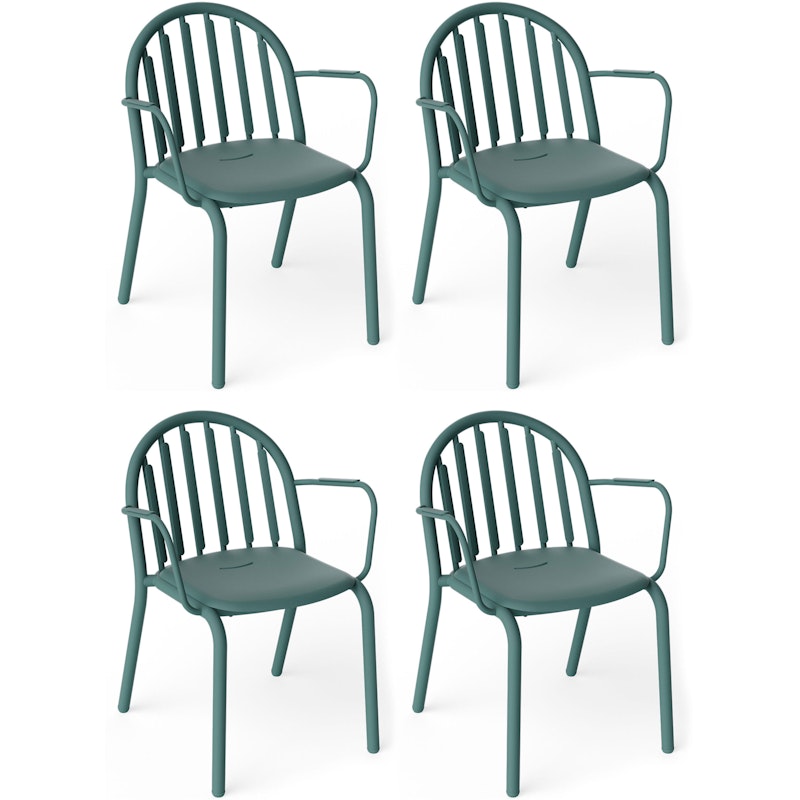 Fred's Fauteuil Pak van 4, Dark Sage