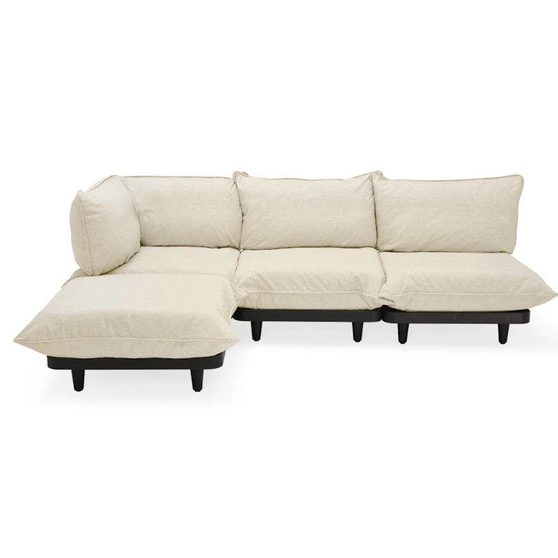Paletti Modulaire Bank 3-zits met Chaise Longue, Sahara