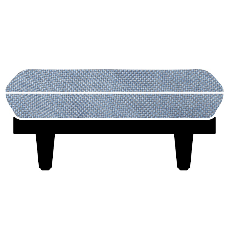 Paletti Stoffering Voor Een Voetenbank, Storm Blue