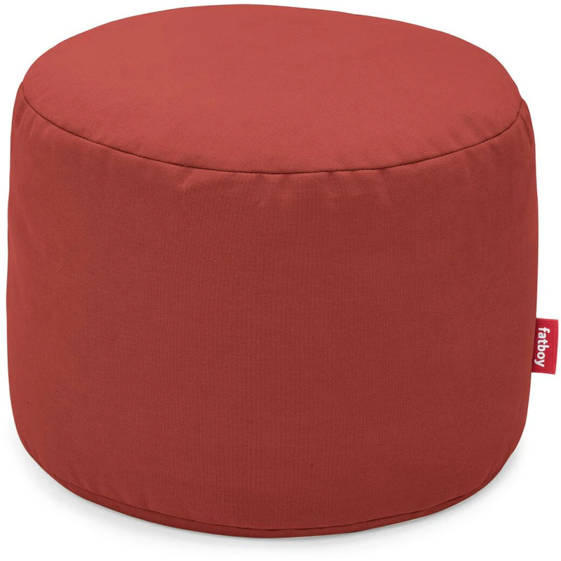 Point Canvas Recycled Poef, Merlot Red