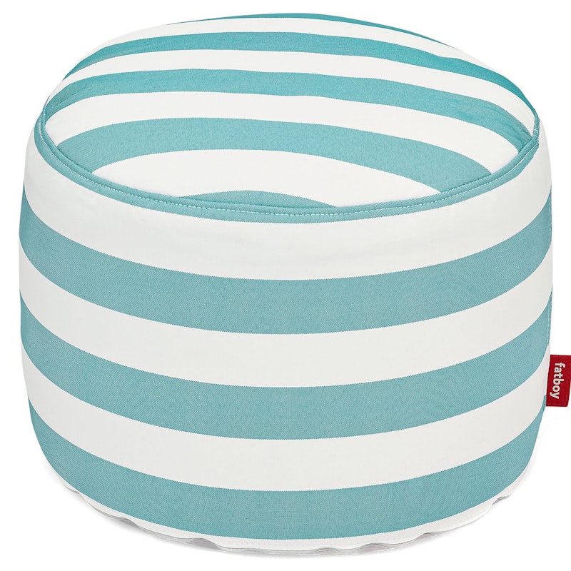 Point Outdoor Poef Ø50 cm, Stripe Azure