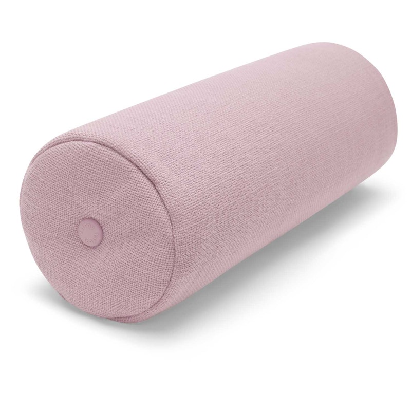 Puff Weave Rolster Cushion, Bubble Pink