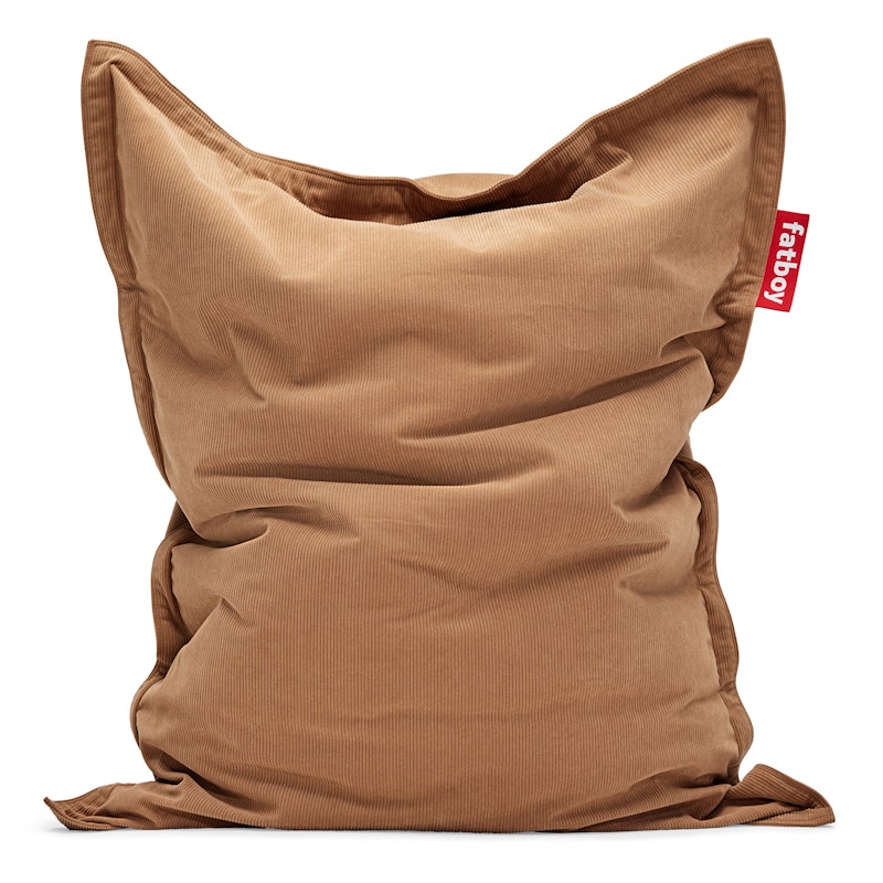 Recycled Original Slim Cord Zitzak, Teddybear