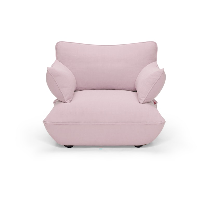 Sumo Loveseat Armchair, Bubble Pink