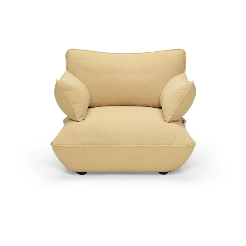 Sumo Loveseat Armchair, Honey