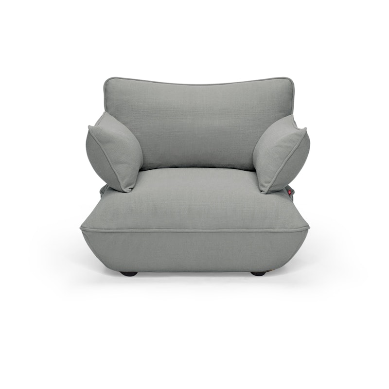 Sumo Loveseat Armchair, Mouse Grey