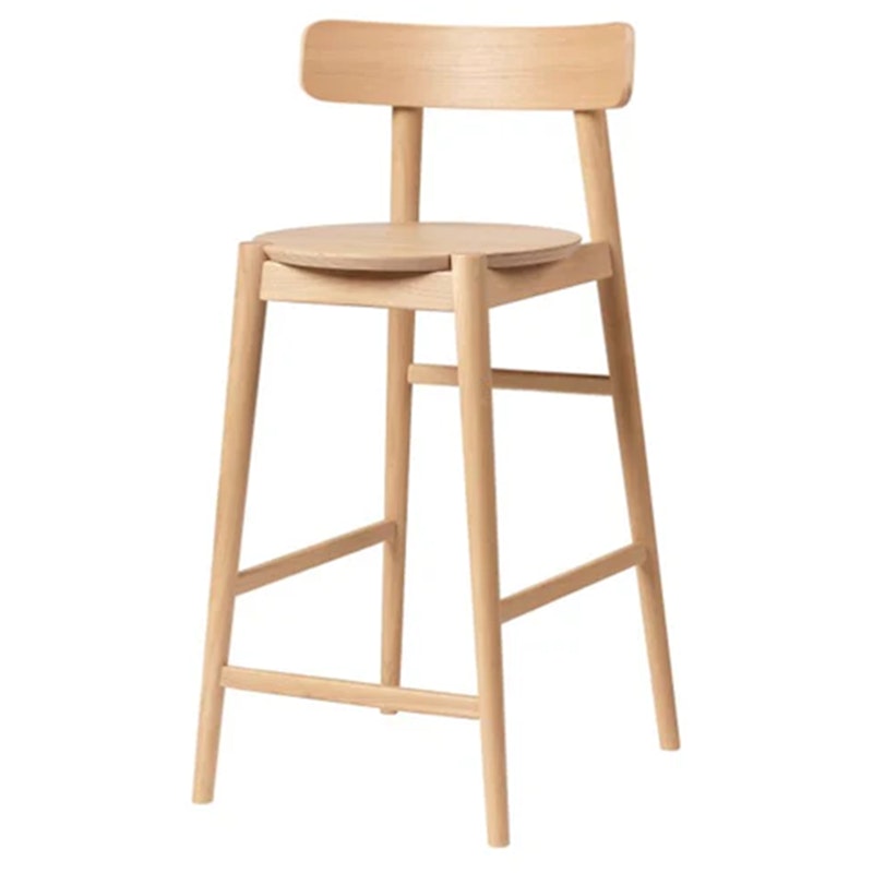 J185 Øst Barkruk Eiken, 65 cm