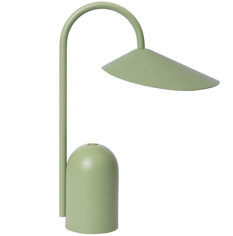 Arum Draagbare Lamp, Tea Green