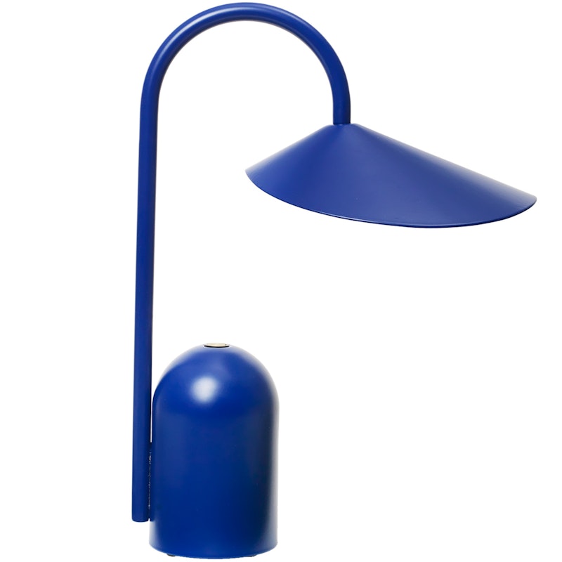 Arum Portable Tafellamp 30 cm, Klaarblauw