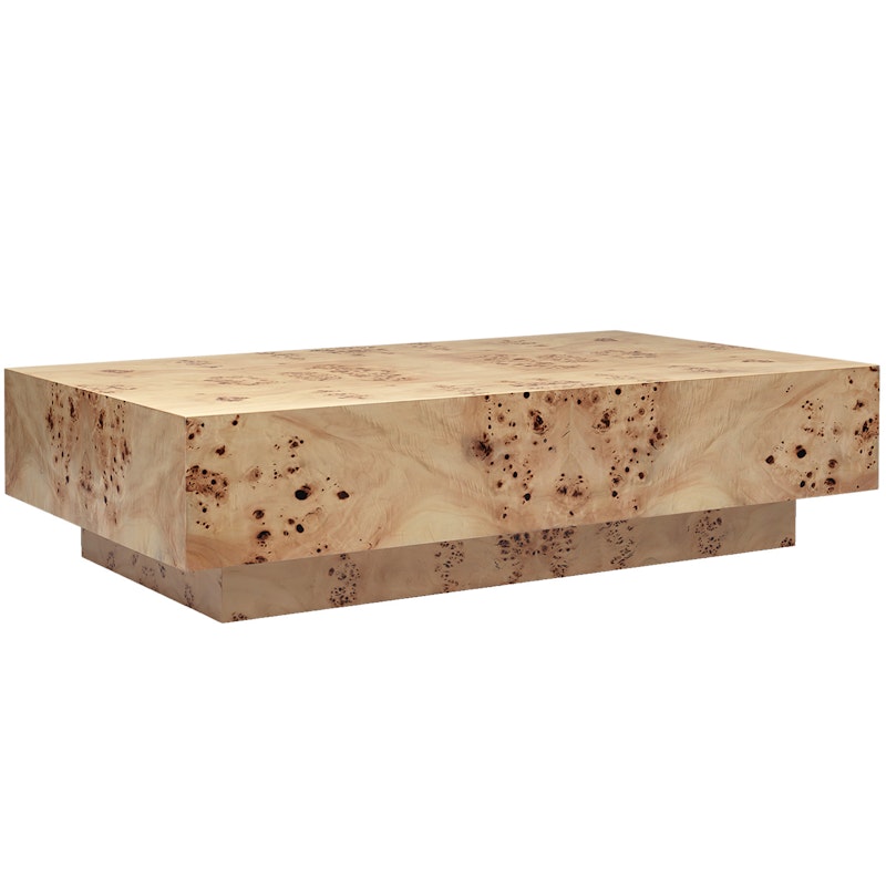 Burl Salontafel 70x117 cm