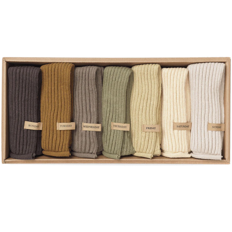 Calm Vaatdoekjes Pak van 7, Dagen 26x26 cm