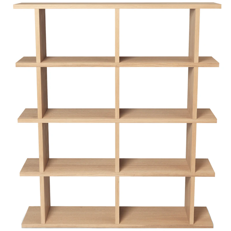 Kona Boekenkast 2x4, Naturel