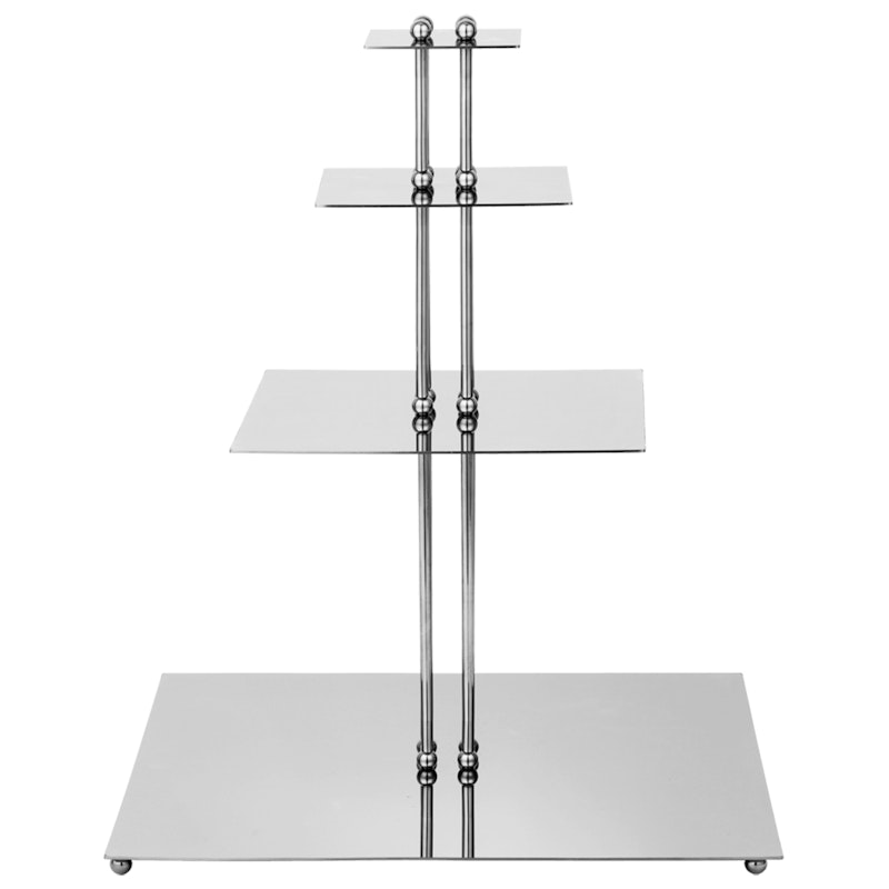 Orbelle Taart Etagère, Mirror Polished