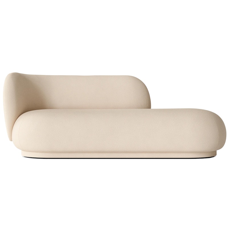 Rico Brushed Divan Links, Gebroken Wit