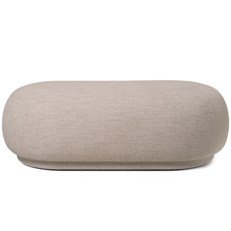 Rico Ottoman Boucle Poef, Zand