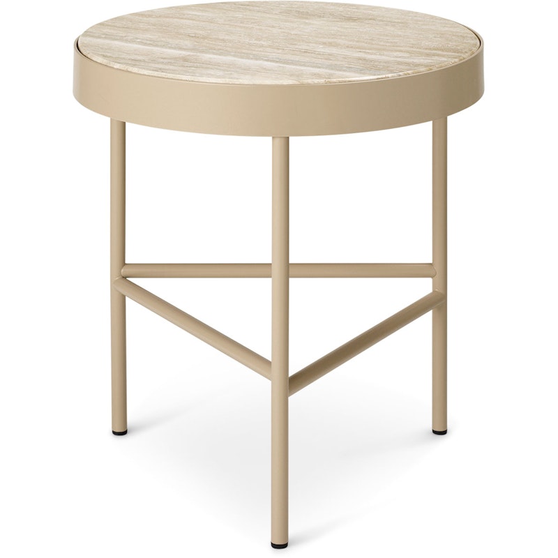 Travertine Bijzettafel Cashmere Ø40 cm