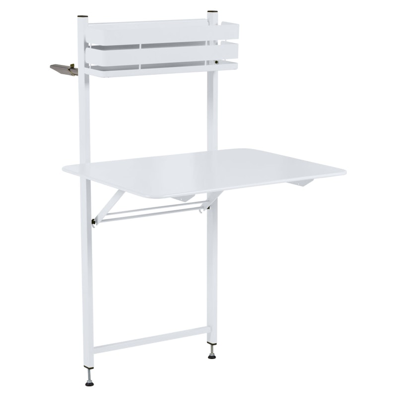 Bistro Balcony Table 57x77 cm, Cotton White