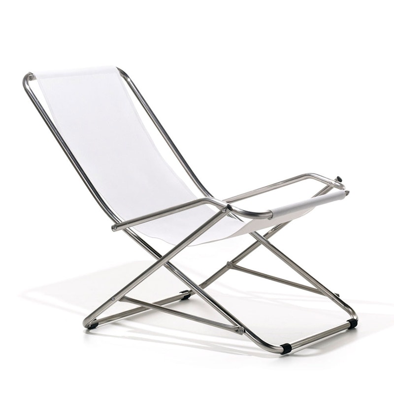 Dondolina Deck Chair, White