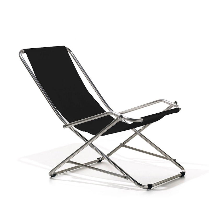 Dondolina Deck Chair, Black
