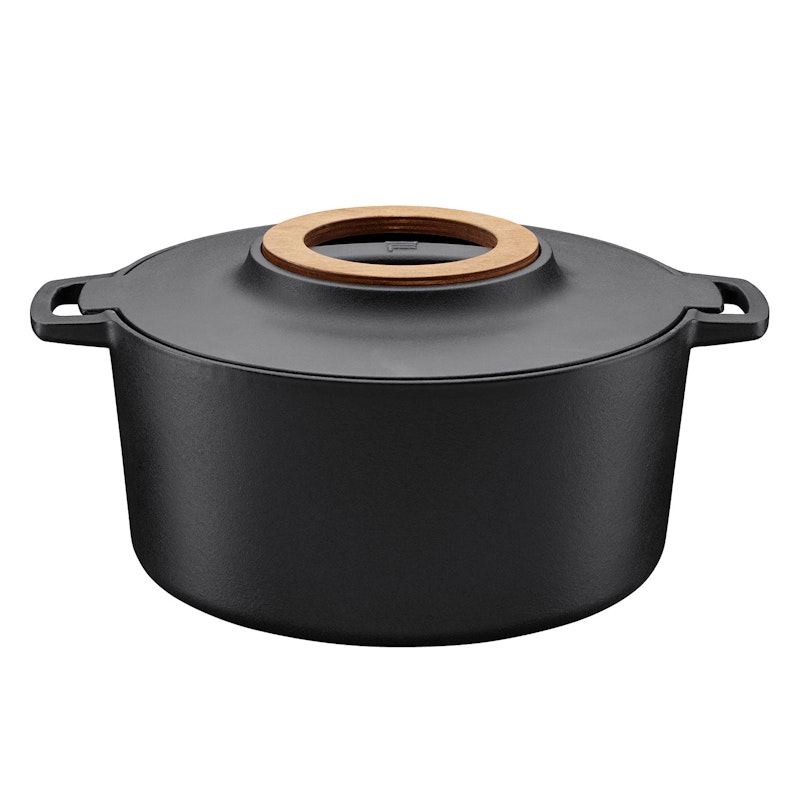 Norden Casserole 6L, Black Cast Iron