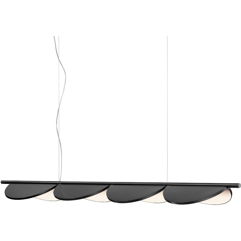 Almendra Linear S4 Hanglamp, Antraciet