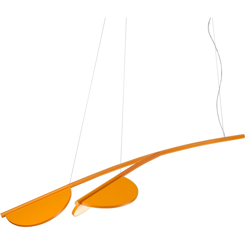 Almendra Organic Y Short S2 Hanglamp, Oker