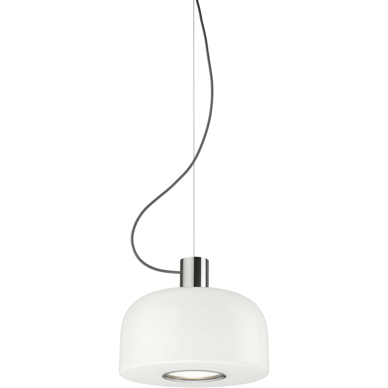 Bellhop Glass S1 Hanglamp, Bright Aluminum