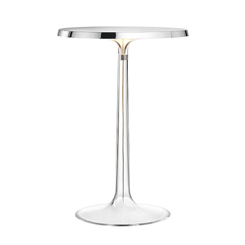 Bon Jour Lamp Base, Chrome