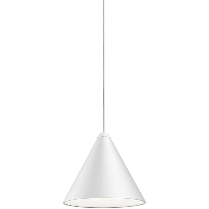 String Light Cone Hanglamp 12M Dimbaar met Soft Touch, Wit