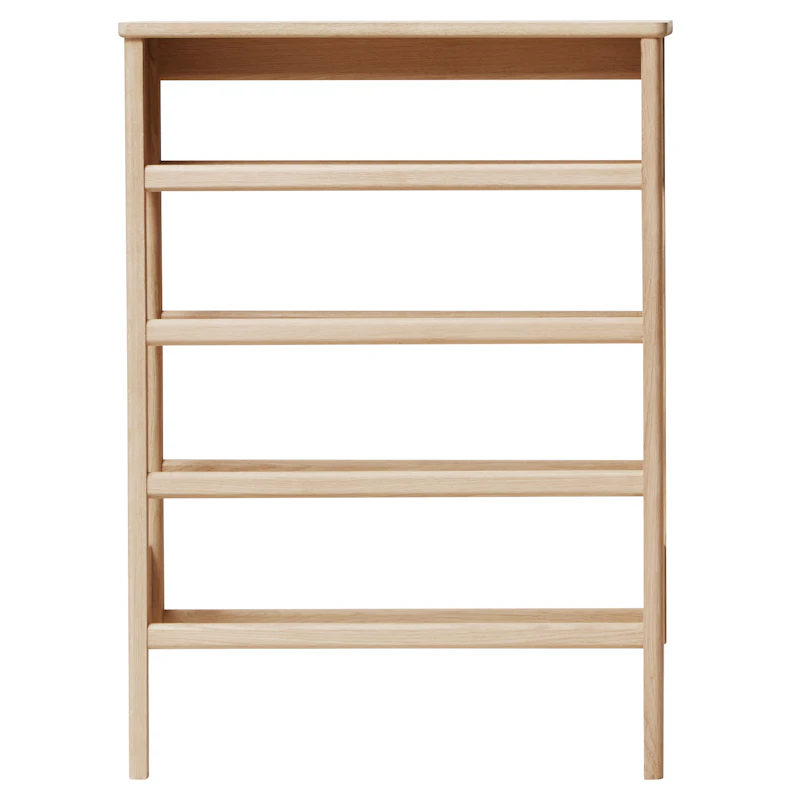 A Line Schoenenrek 72 cm, Wit Geolied Eiken