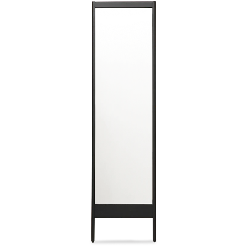A Line Spiegel 52x195 cm, Zwart Eiken