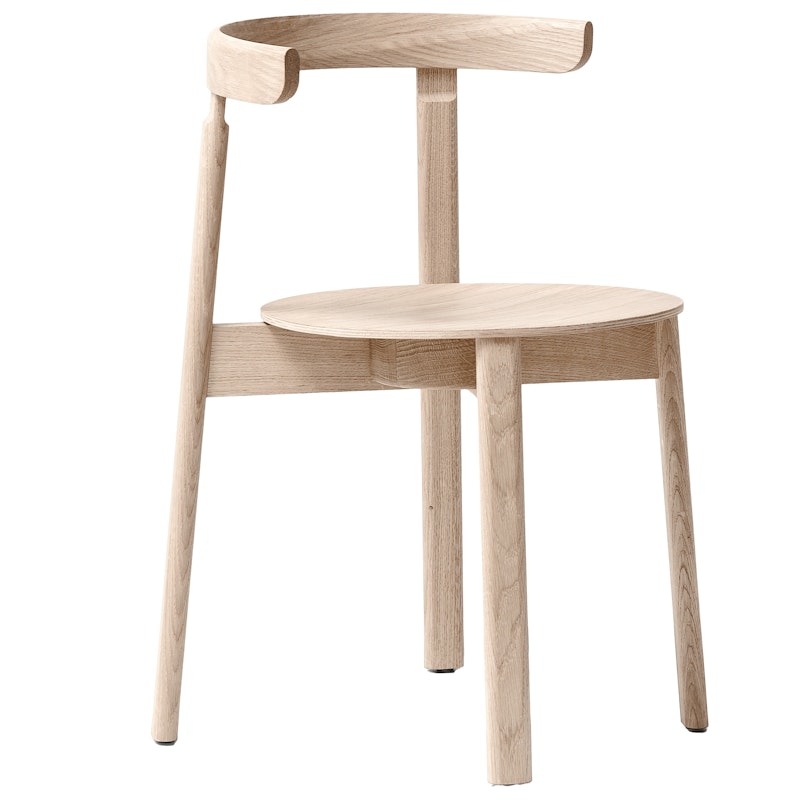 Lunar Stoel, Wit Geolied Eiken