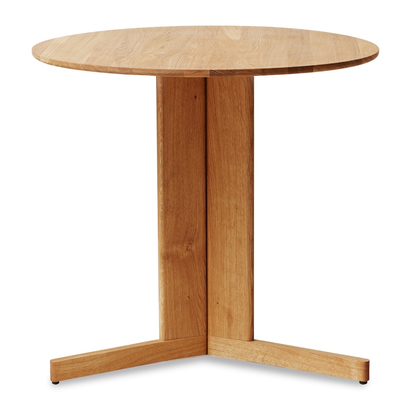 Trefoil Tafel 75 cm, Eiken