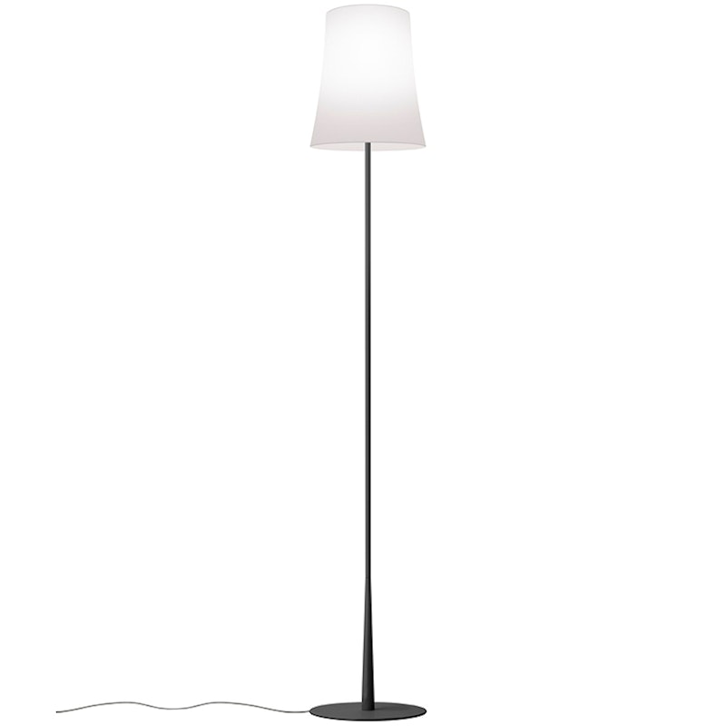 Birdie Easy Vloerlamp, Matzwart