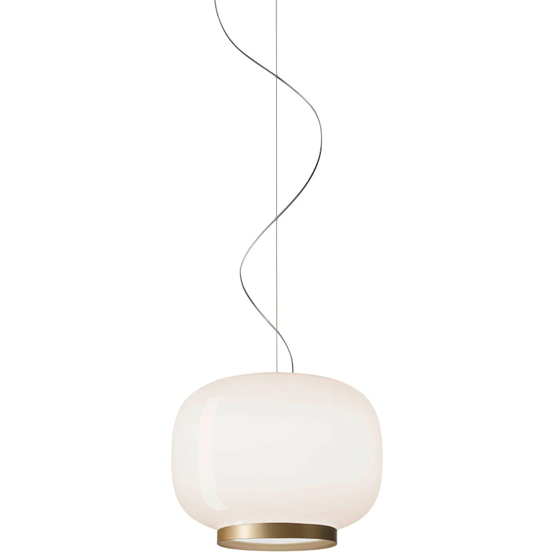 Chouchin Reverse 1 Hanglamp, Wit / Goud