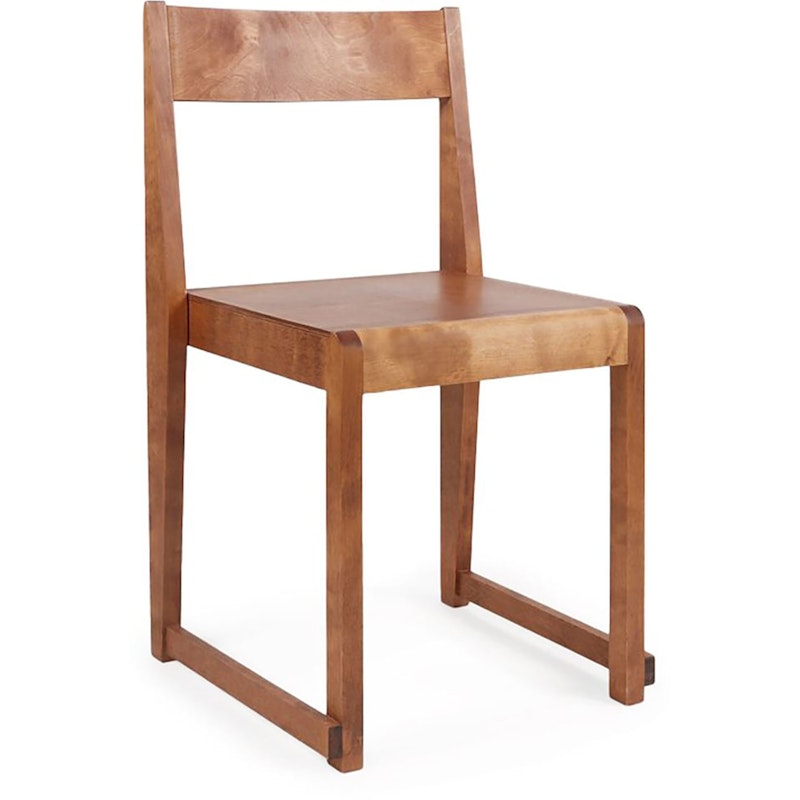 Chair 01 Stoel, Warmbruin