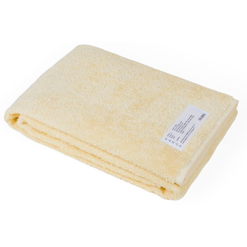 Heavy Towel Badhanddoek 70x140 cm, Pale Yellow