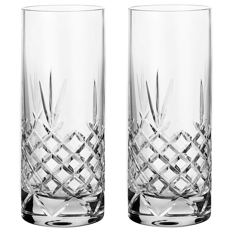 Crispy Highball Glass 2 Pcs, Clear