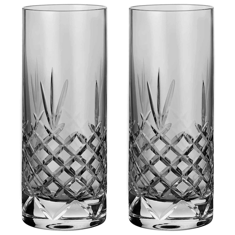 Crispy Highball Glass 2 Pcs, Dark