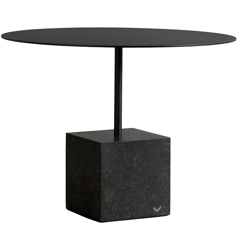 Knockout Loungetafel Ø60x45 cm, Zwart