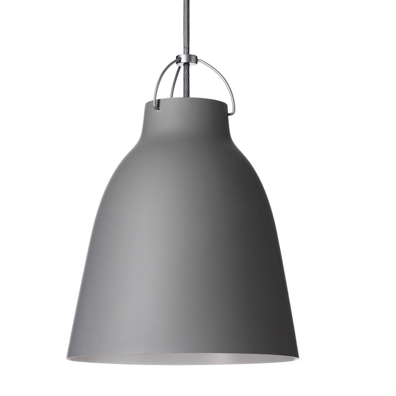 Caravaggio Hanglamp P2, Koord 3 m, Mat Donker Grijs